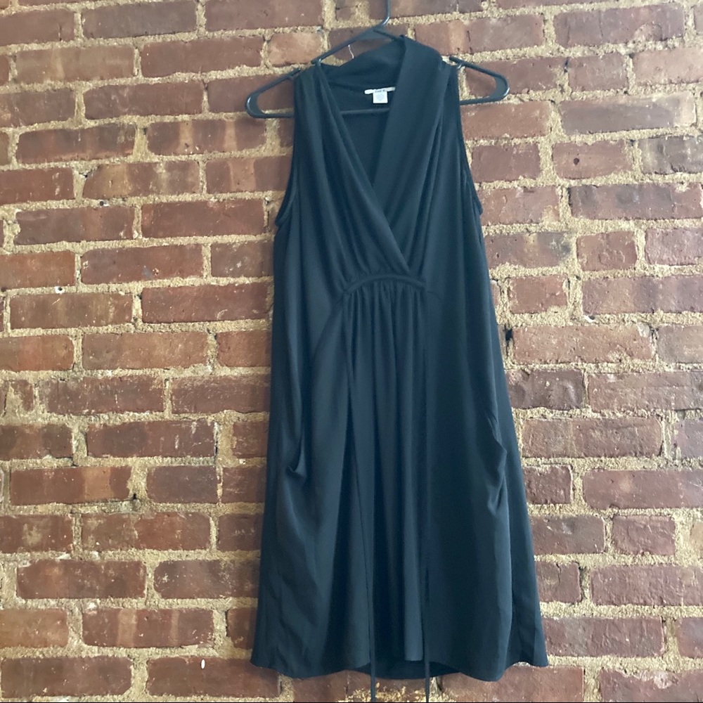 Bar III black ruched dress - medium